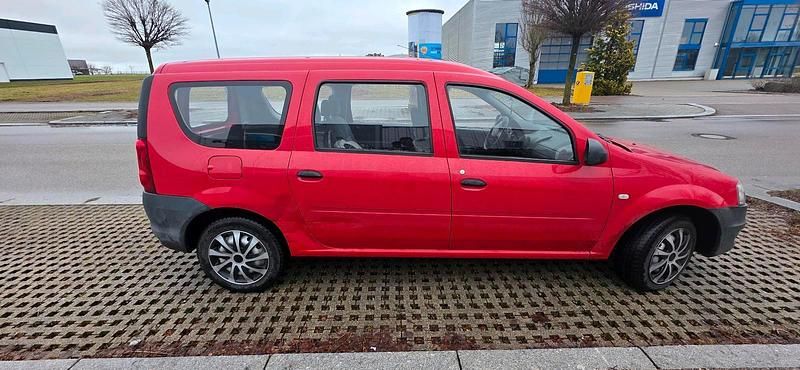 Gebraucht Dacia Logan MCV 74 PS (54 kW) 2009 Rot Kombi