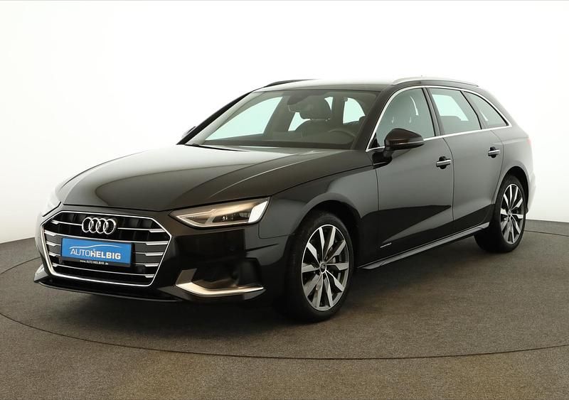 Mythosschwarz metallic Gebraucht 2021 Audi A4 Advanced Kombi | 26.880 € (Fairer Preis) - Bild 1/4