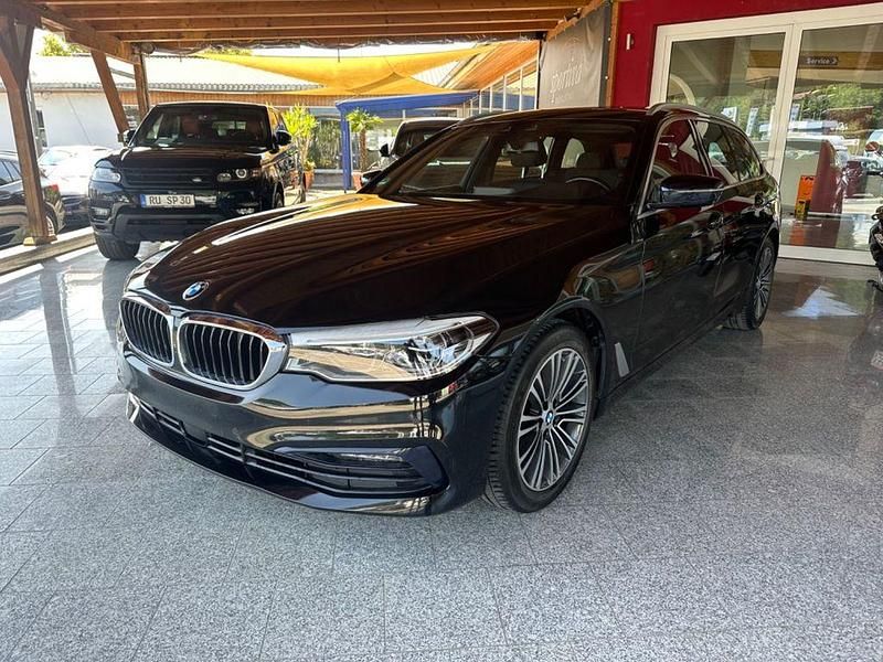 Schwarz Gebraucht 2018 BMW 525 Sport Line Kombi | 20.490 € (Guter Preis) - Bild 1/4