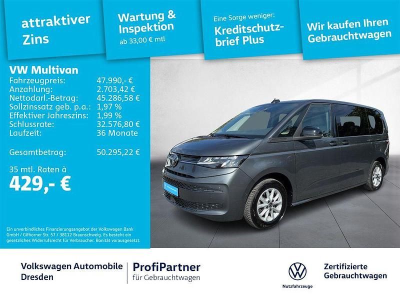 Indiumgrau metallic Gebraucht 2024 VW Multivan Life Van | 47.990 € (Superpreis) - Bild 1/4