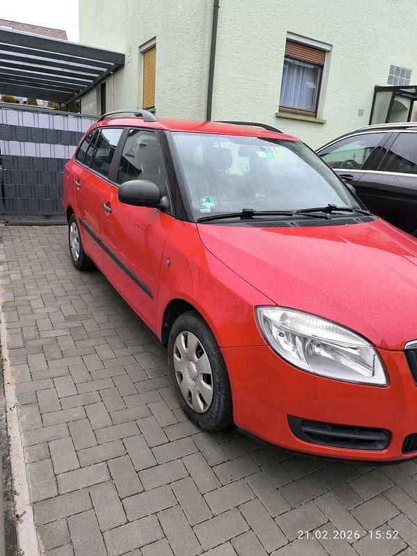 Gebraucht Skoda Fabia 70 PS (51 kW) 2008 Rot Kombi