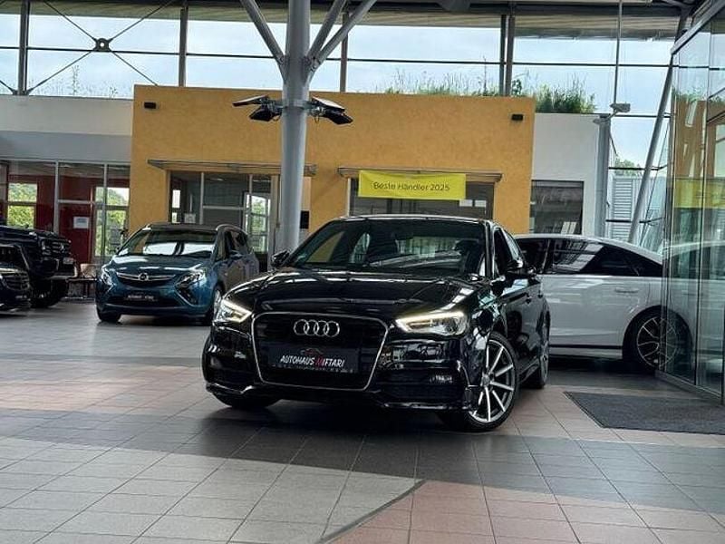 Schwarz Gebraucht 2015 Audi A3 S-Line Limousine | 15.999 € (Guter Preis) - Bild 1/4