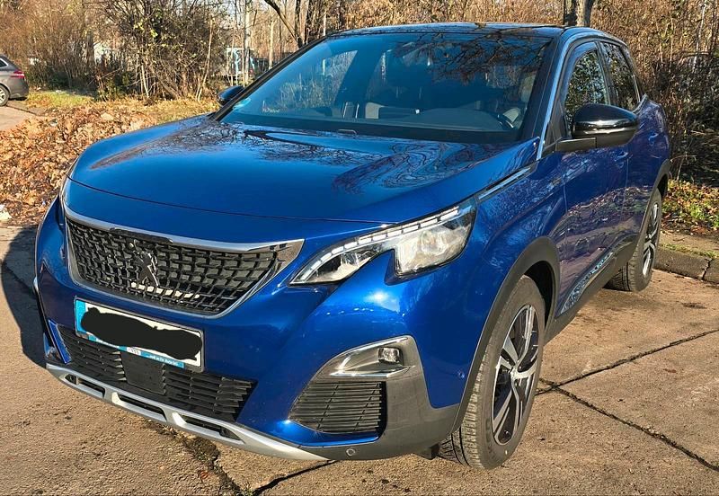 Blau Gebraucht 2020 Peugeot 3008 Allure SUV | 18.499 € (Superpreis) - Bild 1/4