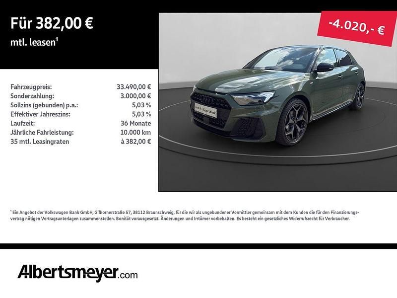 Blau Neu 2025 Audi A1 Sportback S-Line Kleinwagen | 33.490 € (Etwas zu teuer) - Bild 1/4