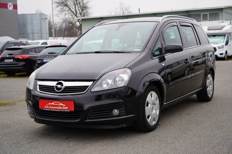 Schwarz Gebraucht 2006 Opel Zafira Van / Kleinbus | 899 € (Superpreis) - Bild 1/4