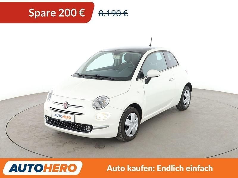Weiß Gebraucht 2017 Fiat 500 Lounge Kleinwagen | 7.990 € (Fairer Preis) - Bild 1/3
