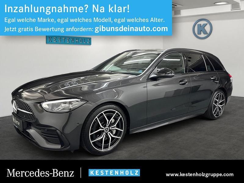 Graphitgrau Gebraucht 2023 Mercedes C300 AMG Kombi | 47.490 € (Teuer) - Bild 1/4