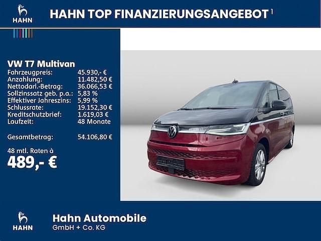 Gebraucht VW Multivan Energetic 218 PS (160 kW) 2023 Deep black perleffekt/ fortana Van