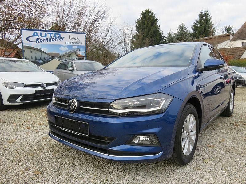 Blau Gebraucht 2021 VW Polo Highline Limousine | 16.850 € (Fairer Preis) - Bild 1/4