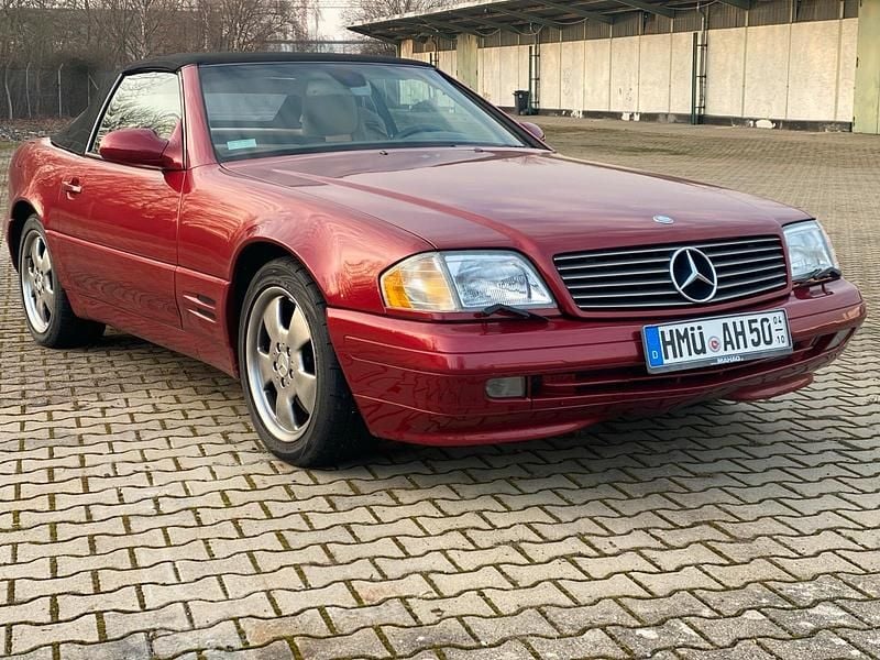 Gebraucht Mercedes SL500 306 PS (225 kW) 1999 Rot Cabrio