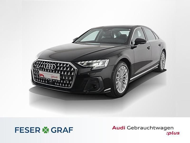 Brillantschwarz Gebraucht 2023 Audi A8 Ambiente Limousine | 63.330 € (Guter Preis) - Bild 1/4