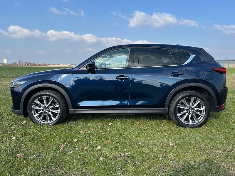 Gebraucht Mazda CX-5 184 PS (135 kW) 2021 Blau SUV