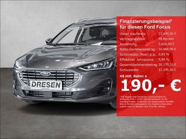 Metallic) (grau Gebraucht 2024 Ford Focus Titanium Kombi | 22.490 € (Guter Preis) - Bild 1/4