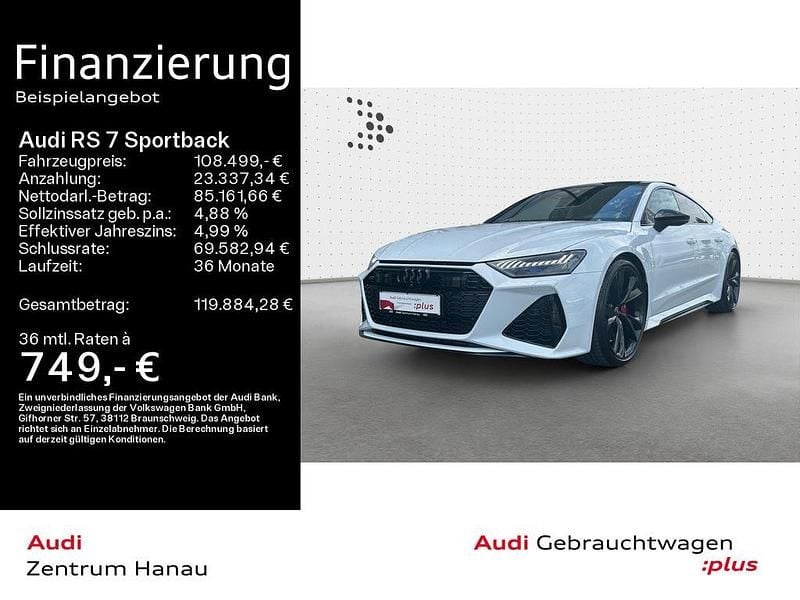 Gebraucht Audi RS7 Sportback Performance 630 PS (463 kW) 2024 Weiß Kleinwagen