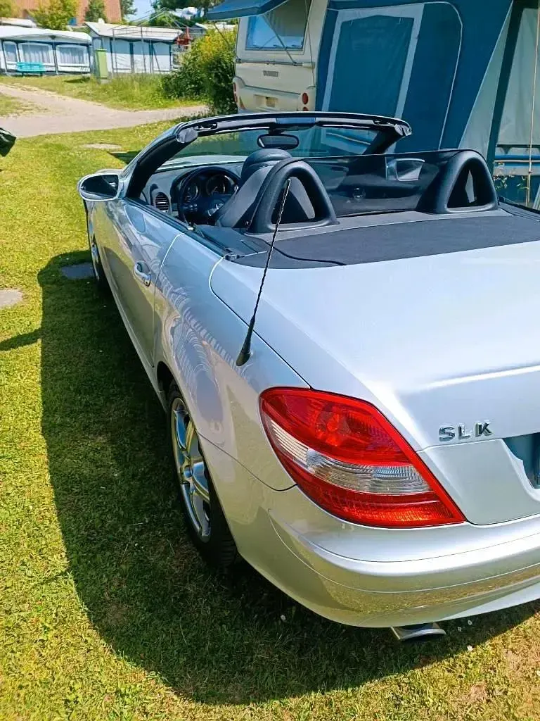 Gebraucht Mercedes SLK200 163 PS (119 kW) 2005 Silber Cabrio