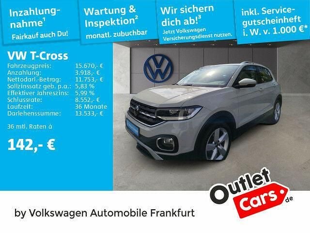 Gebraucht VW T-Cross Style 110 PS (80 kW) 2022 Grau SUV
