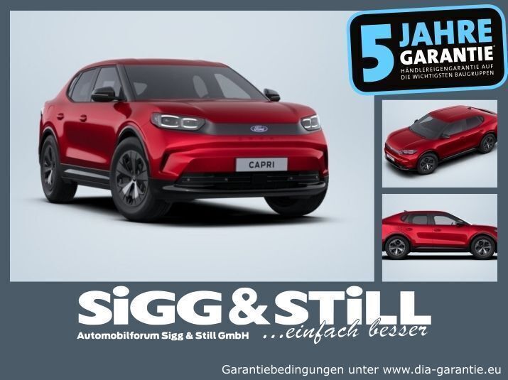 Ny Ford Capri Extended Range 210 kW (286 HK) 2025 Rød SUV