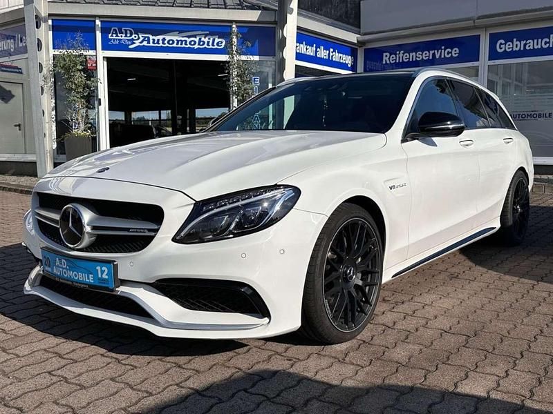 Polarweiß Gebraucht 2015 Mercedes C63 AMG AMG Kombi | 34.990 € (Superpreis) - Bild 1/4