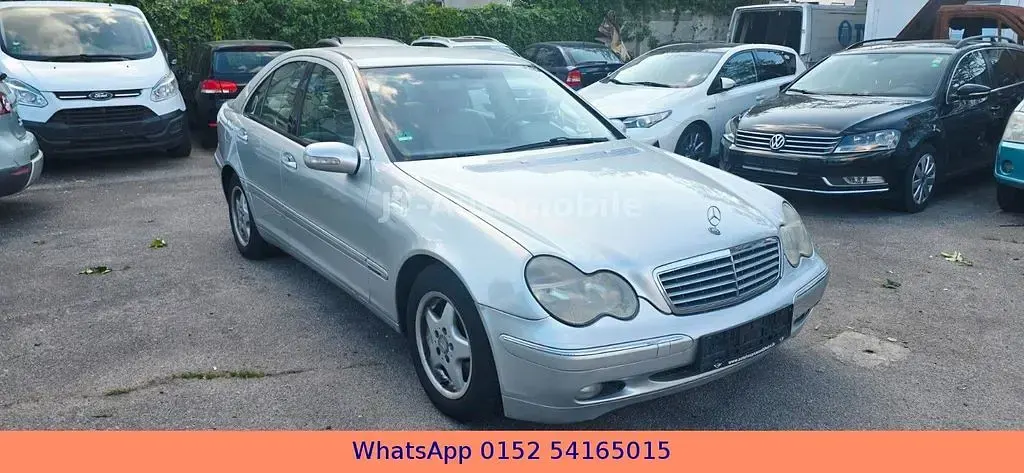 Second-hand Mercedes C200 Elegance 116 CP (85 kW) 2002 Argintiu Berlinǎ