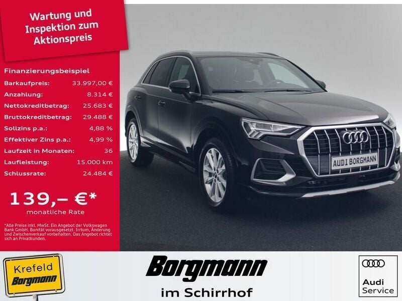 Schwarz Gebraucht 2024 Audi Q3 Advanced Plus SUV | 35.997 € (Guter Preis) - Bild 1/4