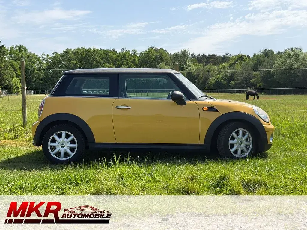 Gebraucht Mini ONE Pepper 95 PS (69 kW) 2009 Gelb Kleinwagen