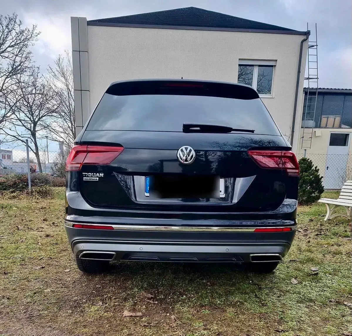 Gebraucht VW Tiguan Allspace Highline 150 PS (110 kW) 2019 Schwarz SUV