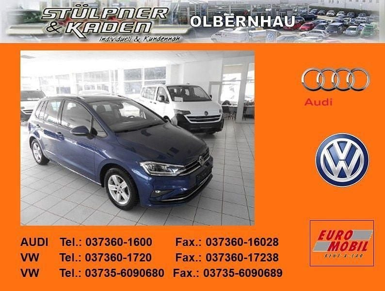 Blau Gebraucht 2019 VW Golf Sportsvan Join Van / Kleinbus | 17.900 € (Fairer Preis) - Bild 1/4