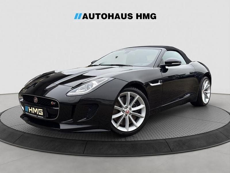 Schwarz Gebraucht 2017 Jaguar F-Type S Cabrio | 36.900 € (Fairer Preis) - Bild 1/4