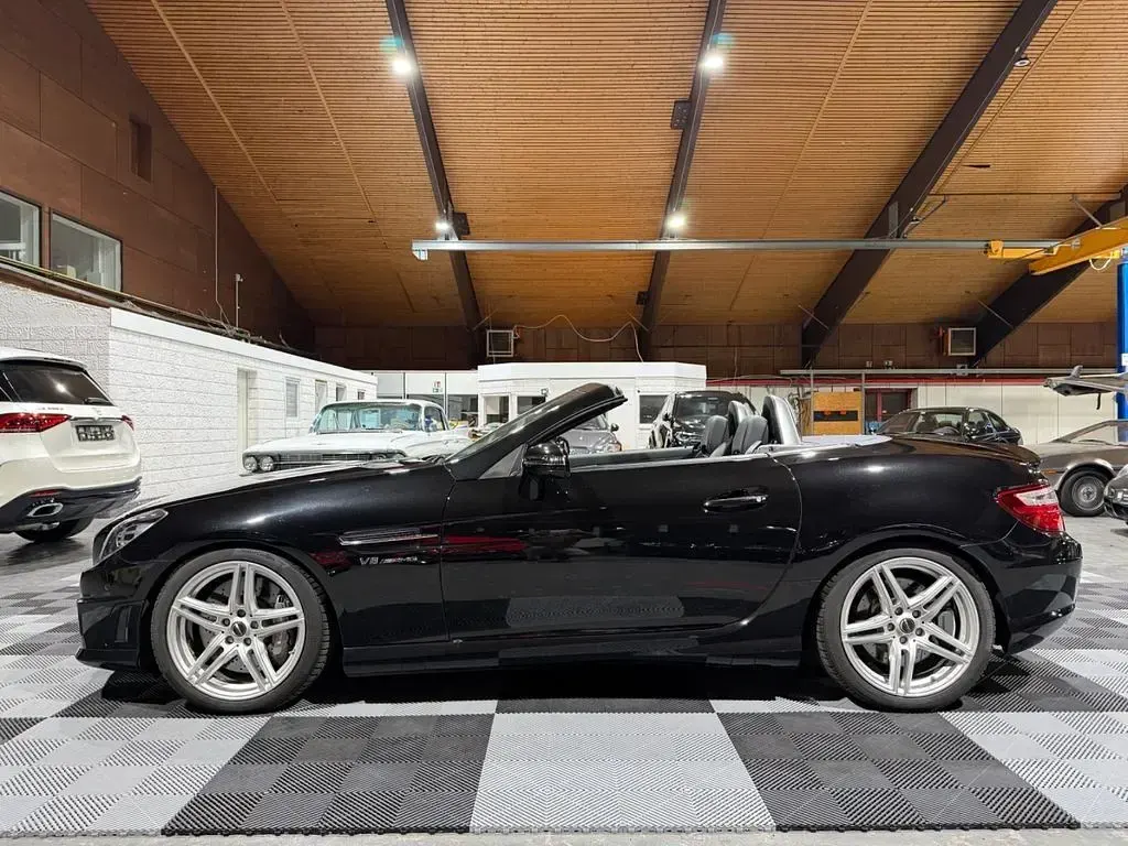 Gebraucht Mercedes SLK55 AMG AMG 421 PS (309 kW) 2012 Schwarz Cabrio