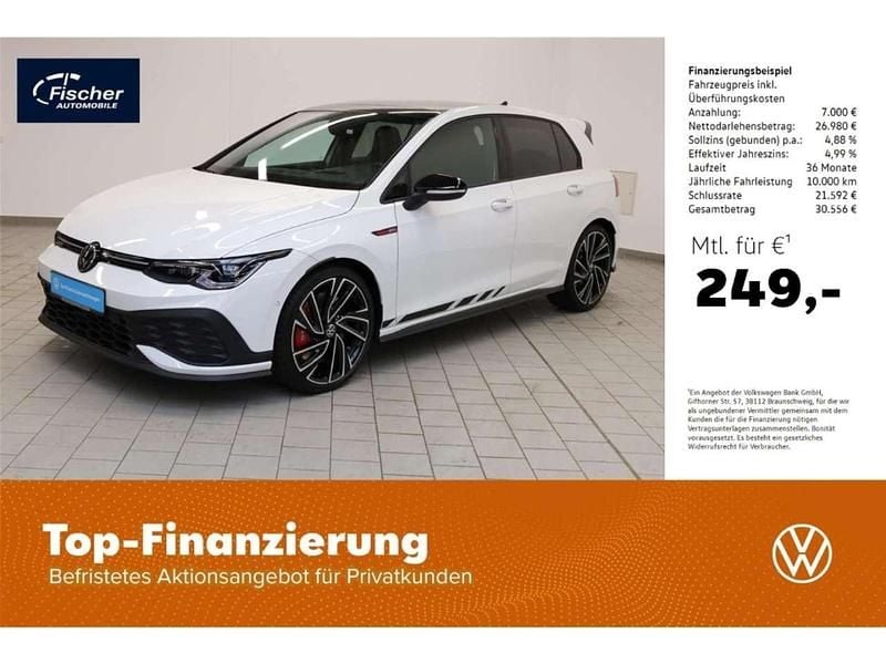 Pure white Gebraucht 2022 VW Golf VIII GTI Limousine | 33.980 € (Fairer Preis) - Bild 1/4