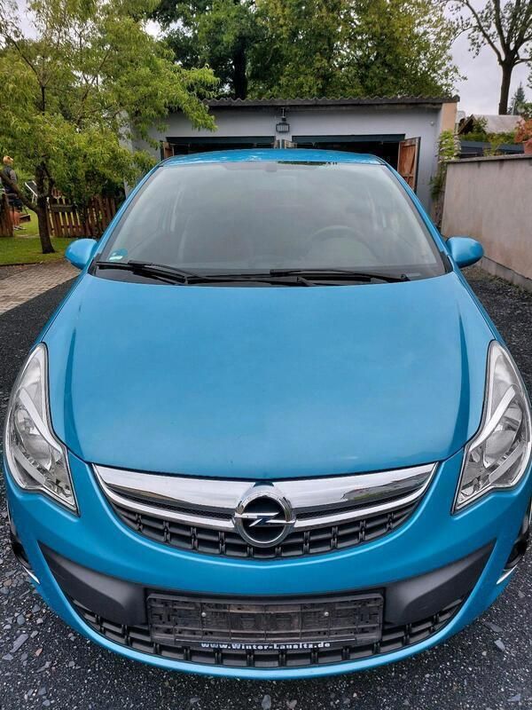 Blau Gebraucht 2012 Opel Corsa Kleinwagen | 3.950 € (Fairer Preis) - Bild 1/4