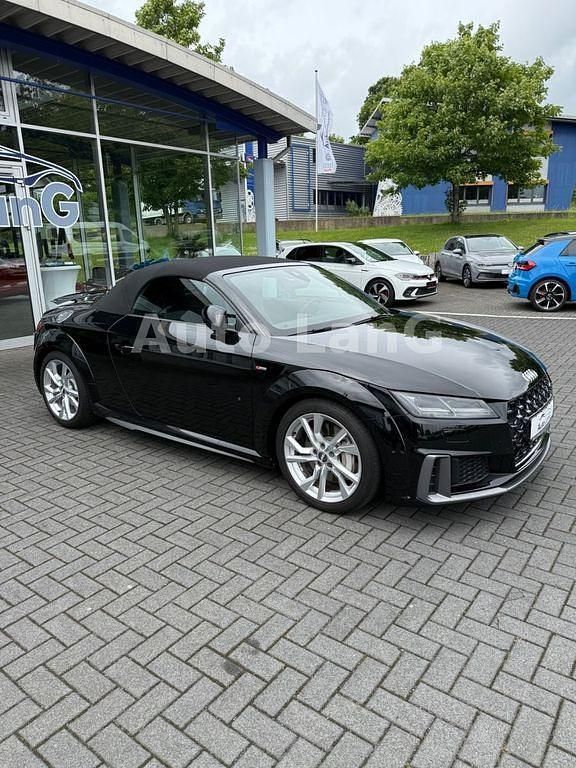 Mythosschwarz metallic Gebraucht 2019 Audi TT Roadster S-Line Cabrio | 32.950 € (Fairer Preis) - Bild 1/4