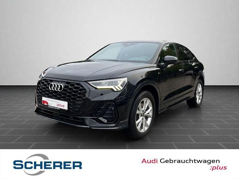 Mythosschwarz metallic (metallic) Gebraucht 2021 Audi Q3 Sportback Ambiente SUV | 32.490 € (Fairer Preis) - Bild 1/4