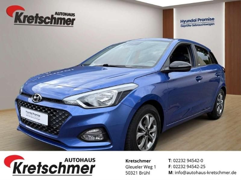 Blau Gebraucht 2020 Hyundai i20 YES! Kleinwagen | 12.890 € (Guter Preis) - Bild 1/4