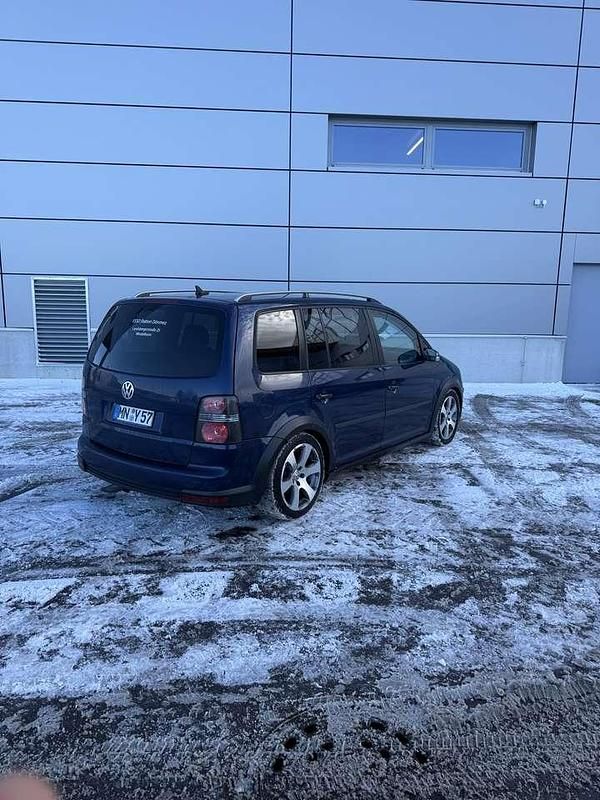 Gebraucht VW Touran Cross 140 PS (102 kW) 2007 Blau Van / Kleinbus