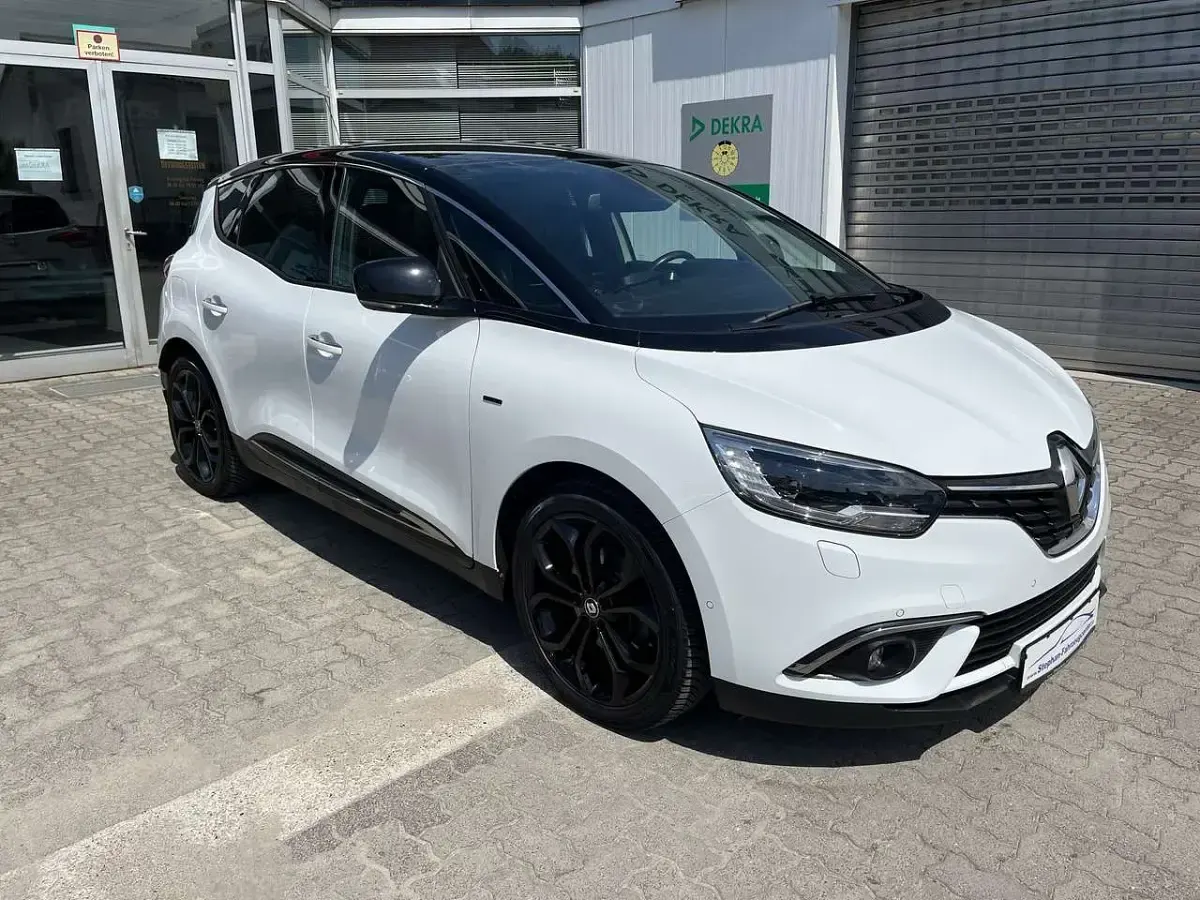 Gebraucht Renault Scénic IV Black Edition 159 PS (116 kW) 2020 Weiss 369 schwarz gne Van / Kleinbus