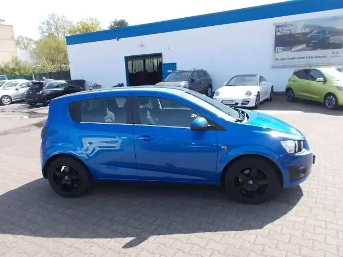 Gebraucht Chevrolet Aveo LTZ 116 PS (85 kW) 2012 Blau Limousine