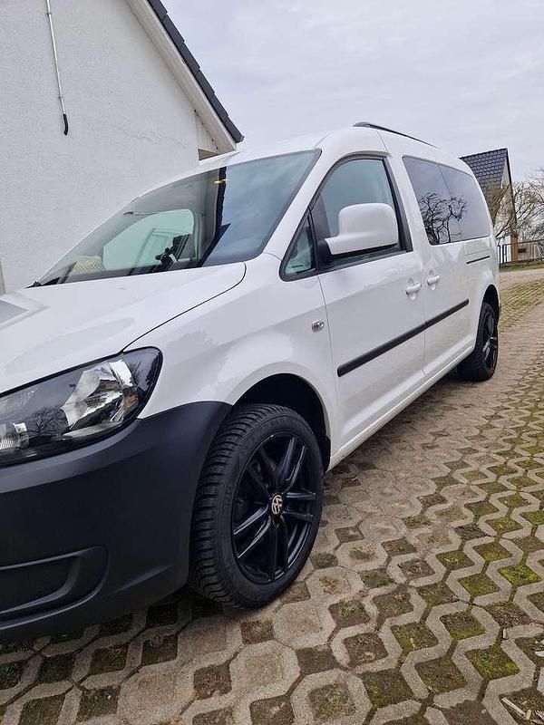 Gebraucht VW Caddy Maxi Trendline 105 PS (77 kW) 2014 Weiß Van / Kleinbus