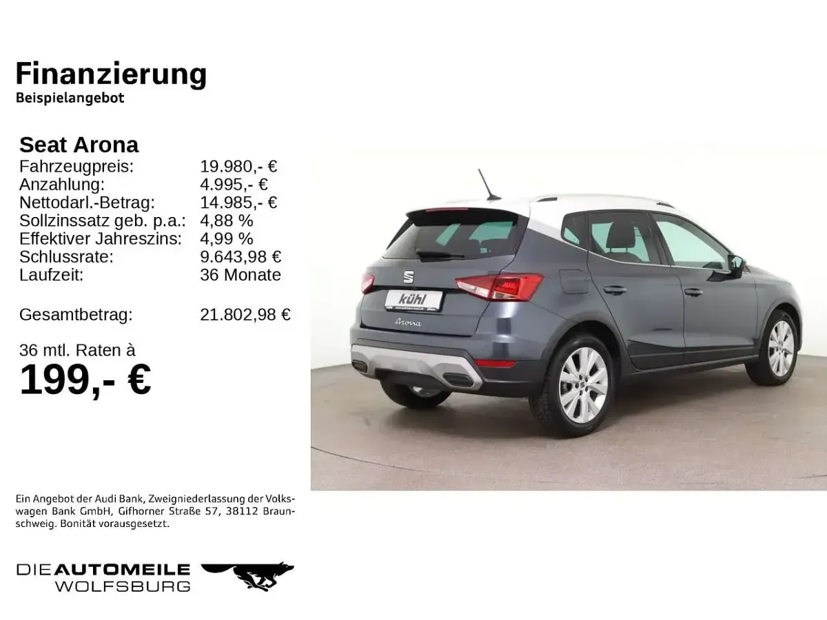 Gebraucht Seat Arona Xperience 110 PS (80 kW) 2023 "magnetic tech" SUV