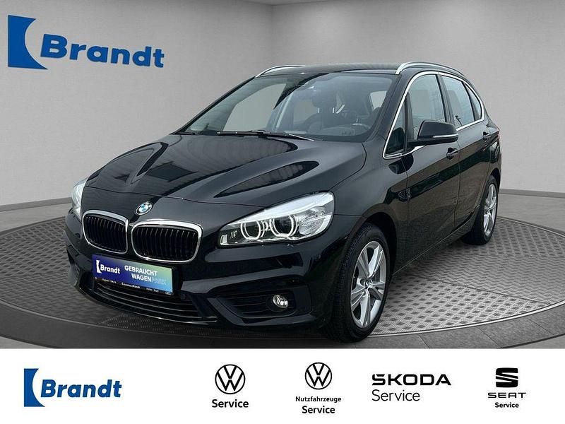Schwarz Gebraucht 2017 BMW 218 Active Tourer Advantage Van / Kleinbus | 14.890 € (Fairer Preis) - Bild 1/4