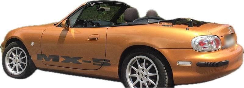 Second-hand Mazda MX5 110 CP (80 kW) 1998 Auriu Cabrio
