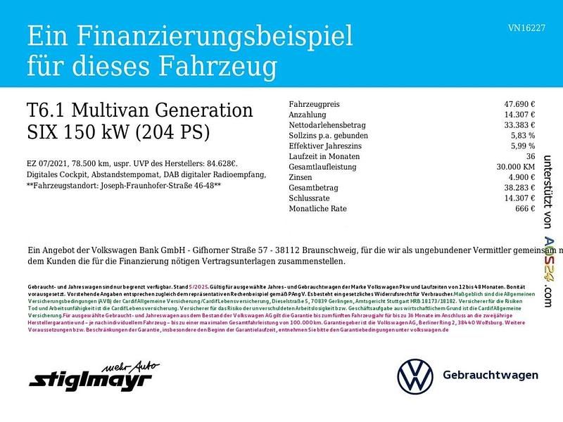 Gebraucht VW Multivan Generation Six 204 PS (150 kW) 2021 Mojave beige metallic Van