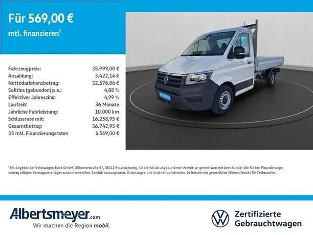 Usata VW Crafter 103 CV (75 kW) 2022 Bianco Furgone