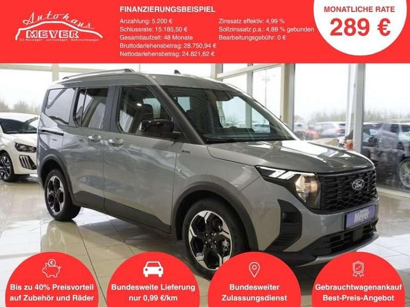 Solar silver Neu 2024 Ford Tourneo Courier Active Van / Kleinbus | 27.610 € (Guter Preis) - Bild 1/4