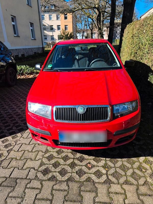 Gebraucht Skoda Fabia 2007 Rot Kleinwagen
