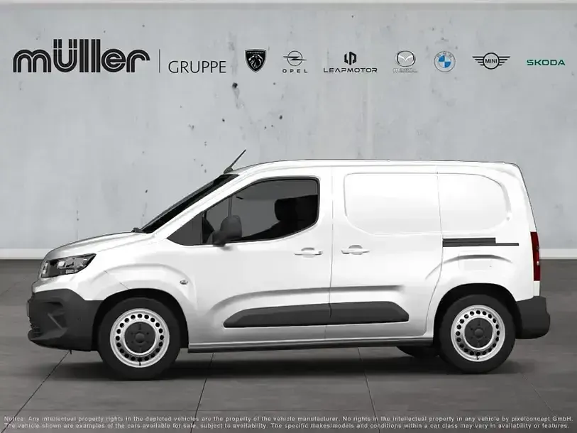 Neu Peugeot Partner 110 PS (80 kW) 2026 Weiss Van / Kleinbus