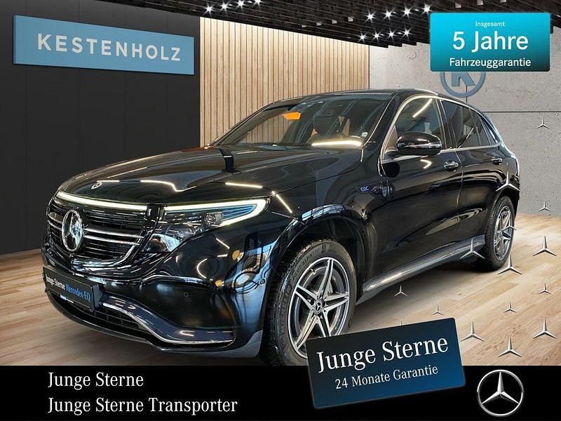 Schwarz Gebraucht 2022 Mercedes EQC400 AMG SUV | 33.880 € (Fairer Preis) - Bild 1/4