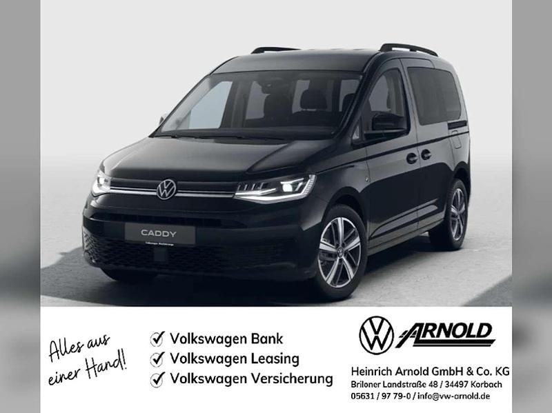 Neu VW Caddy Life 122 PS (89 kW) 2025 Deep black perleffekt Van / Kleinbus