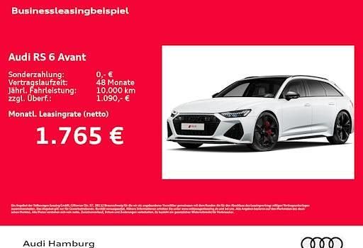 Neu Audi RS6 Ambiente 600 PS (441 kW) 2026 Weiß Kombi