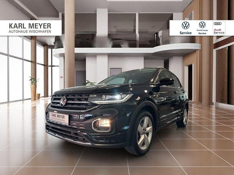 Schwarz Gebraucht 2021 VW T-Cross Style SUV | 19.938 € (Fairer Preis) - Bild 1/4